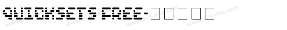 Quicksets FREE字体转换